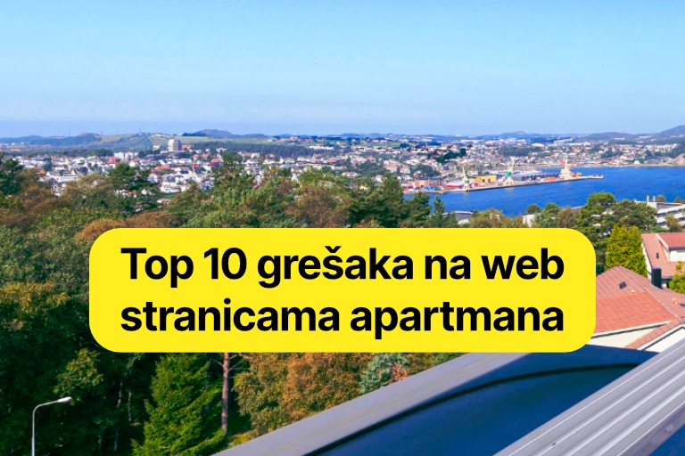 Top 10 grešaka na web stranicama apartmana