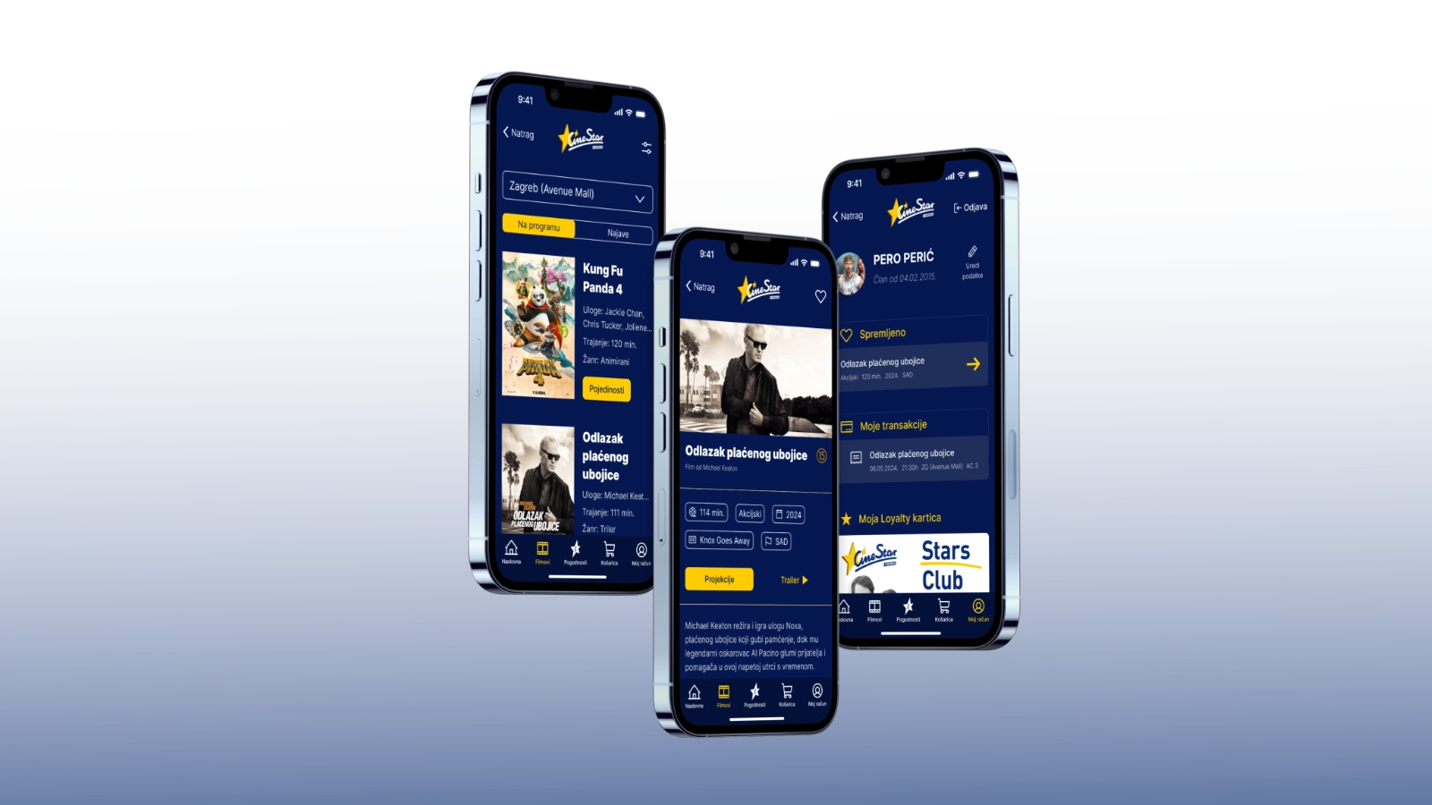 CineStar App Redizajn